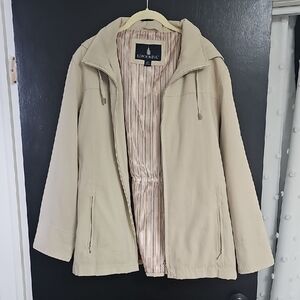 London Fog Women's Beige Utility Jacket